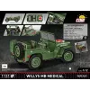 Cobi COBI-2806 Willys MB Medical kaladėlių rinkinys, 1131 vnt., serija Historical Collection, plastikinis, 10+