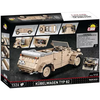 Konstruktorius COBI Kübelwagen Typ 82 1326 dalių Antrasis pasaulinis karas