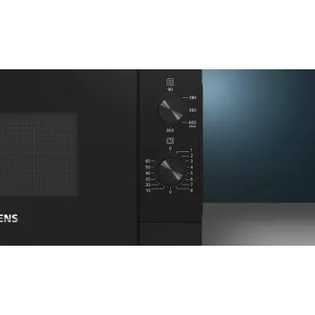 Siemens iQ300 FF020LMB2 Mikrobangų krosnelė Juoda Solo 20 L 800 W