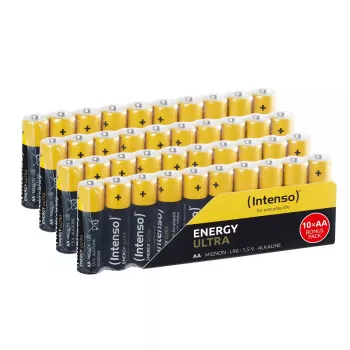 Vienkartinė baterija Intenso 7501520 Energy Ultra Alkaline AA Mignon 40 vnt. pakuotė