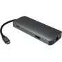 USB-C kelių prievadų stotelė INTER-TECH H-428 — USB 3.2 Gen 1 Type-C, HDMI, USB-A, SD/MicroSD, Gigabit Ethernet, 5000 Mbit/s