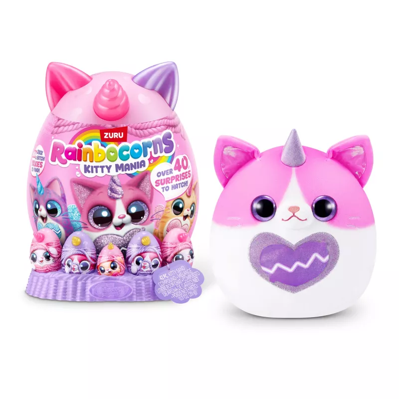 Minkštas žaislas Zuru Rainbocorns Kitty Mania, įvairiaspalvis, nuo 3 metų