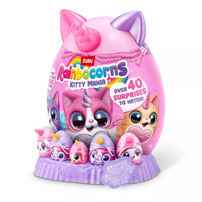Minkštas žaislas Zuru Rainbocorns Kitty Mania, įvairiaspalvis, nuo 3 metų