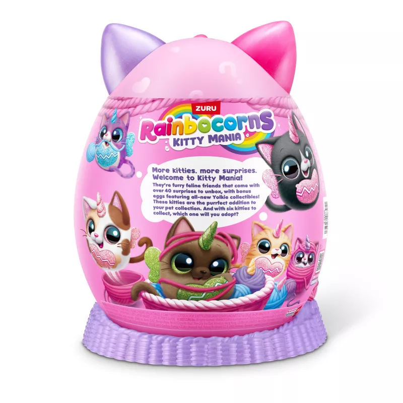 Minkštas žaislas Zuru Rainbocorns Kitty Mania, įvairiaspalvis, nuo 3 metų