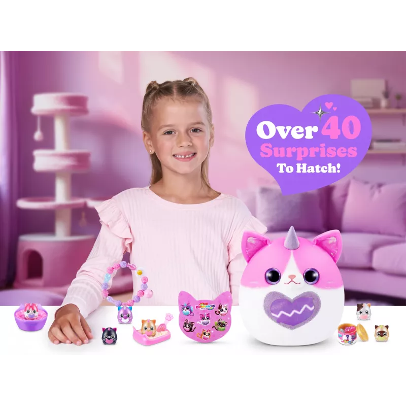 Minkštas žaislas Zuru Rainbocorns Kitty Mania, įvairiaspalvis, nuo 3 metų