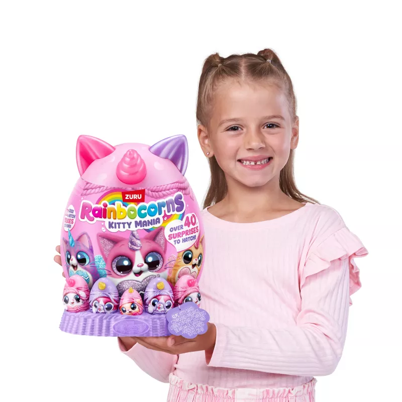 Minkštas žaislas Zuru Rainbocorns Kitty Mania, įvairiaspalvis, nuo 3 metų