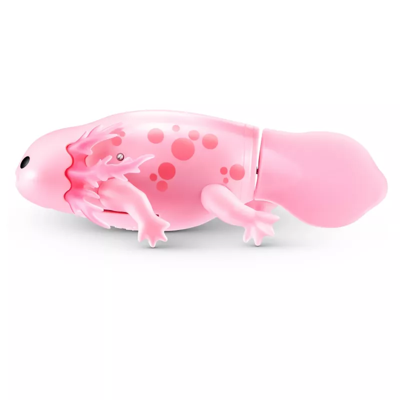 Minkštas žaislas Zuru Pets Alive Swimming Axolotls pliušinis aksolotlis, žaislinės katės dydis, modelis 9556UQ1