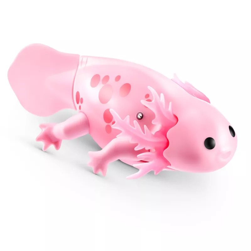 Minkštas žaislas Zuru Pets Alive Swimming Axolotls pliušinis aksolotlis, žaislinės katės dydis, modelis 9556UQ1