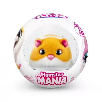 Interaktyvus žaislinis žiurkėnas Zuru Pets Alive Hamster Mania su kamuoliu, nuo 3 m., AAA