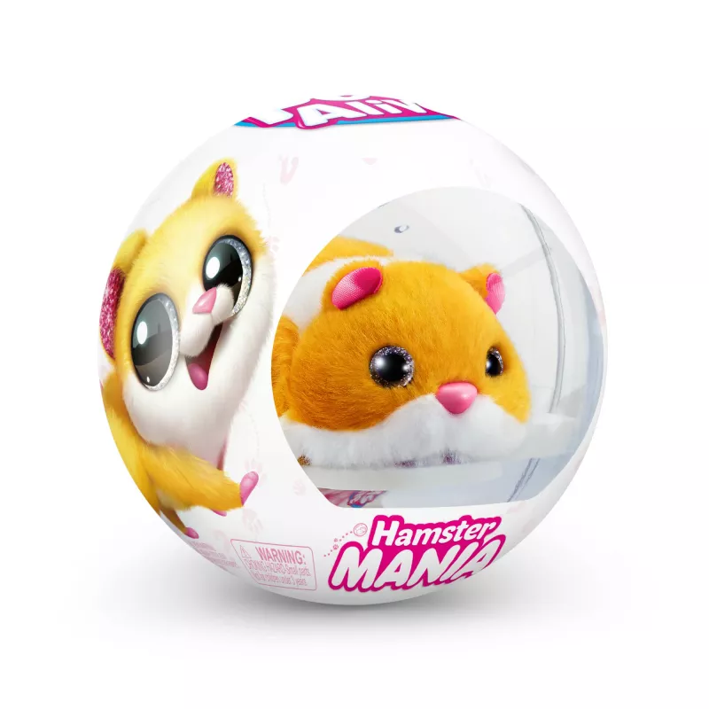 Interaktyvus žaislinis žiurkėnas Zuru Pets Alive Hamster Mania su kamuoliu, nuo 3 m., AAA
