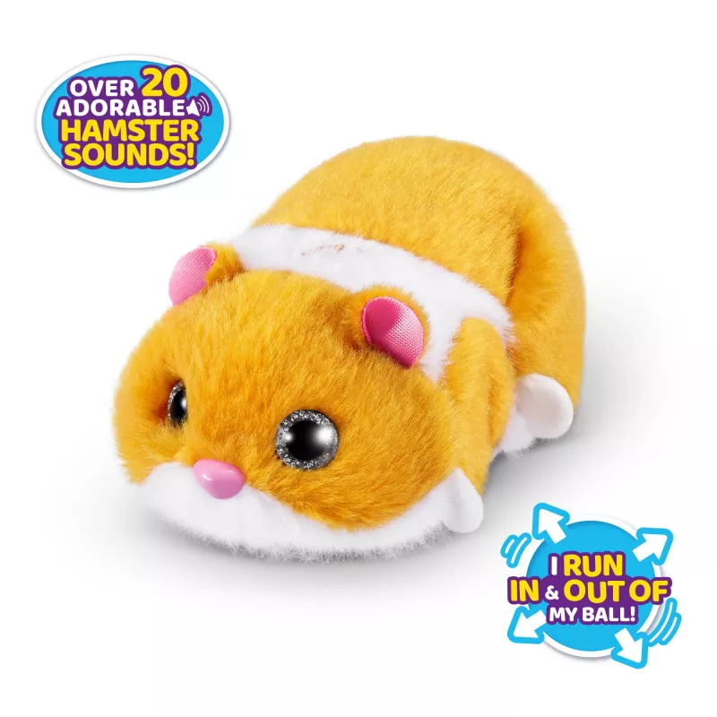 Interaktyvus žaislinis žiurkėnas Zuru Pets Alive Hamster Mania su kamuoliu, nuo 3 m., AAA
