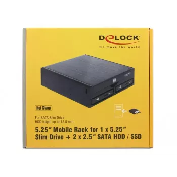 Korpusas ODD DeLOCK 47230 13,3 cm (5,25 colio)