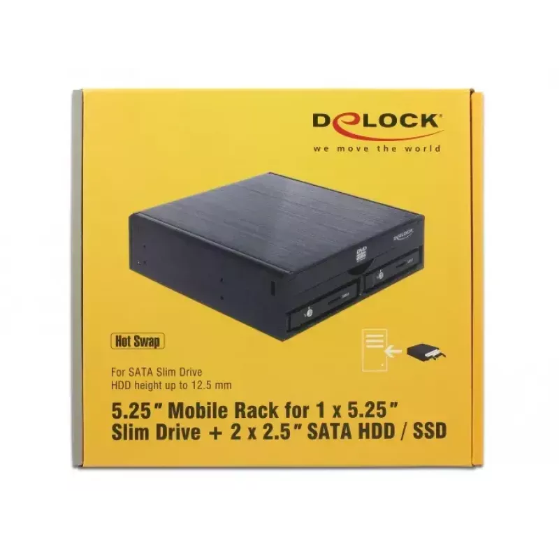 Korpusas ODD DeLOCK 47230 13,3 cm (5,25 colio)