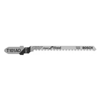 Bosch 2 608 630 031 dėlionės geležtė T 101 AO Clean for Wood, HCS, 5 vnt.