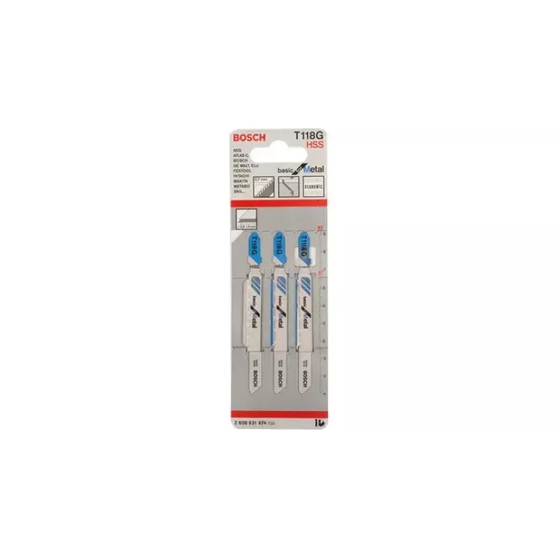 Pjūklelio geležtė Bosch T 118 G Basic metalui 2608631674
