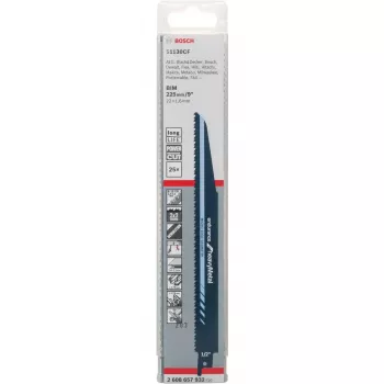 Pjūklelio ašmenys Bosch S 1130 CF Endurance metalui 225 mm, 25 vnt.