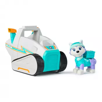 PAW Patrol Spinmaster Everest sniego valytuvas – plastikinis žaislas, nuo 3 metų, turkio/balta