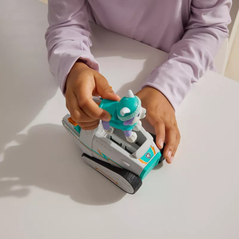 PAW Patrol Spinmaster Everest sniego valytuvas – plastikinis žaislas, nuo 3 metų, turkio/balta
