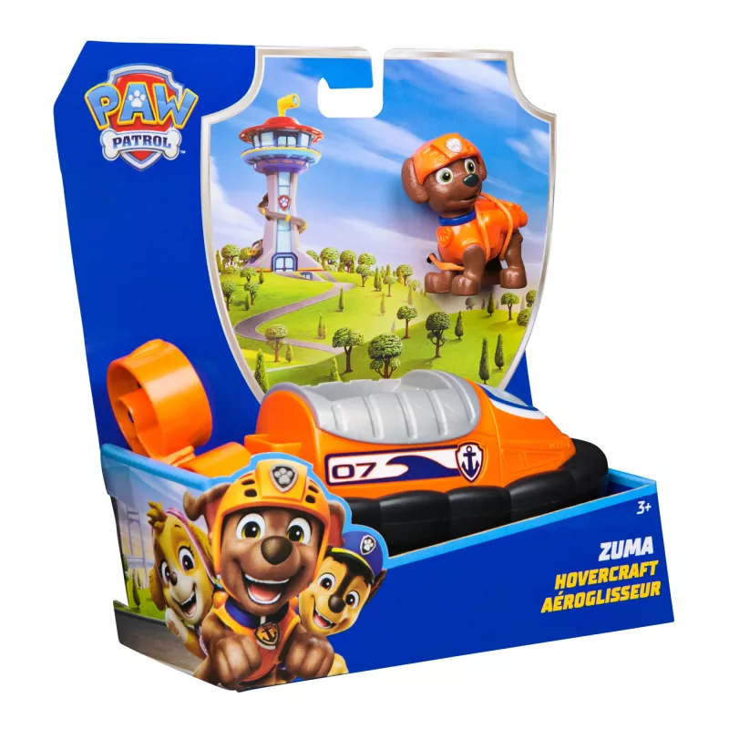 Transporto priemonė PAW Patrol Zuma Hovercraft plastikas juoda oranžinė 3+
