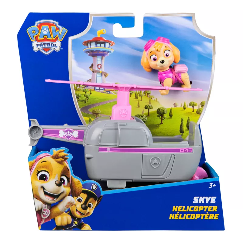PAW Patrol Skye sraigtasparnis su figūrėle, žaislas vaikams nuo 3 metų