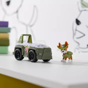 PAW Patrol gelbėjimo džipas Trackeris – žalias plastikinis automobilis