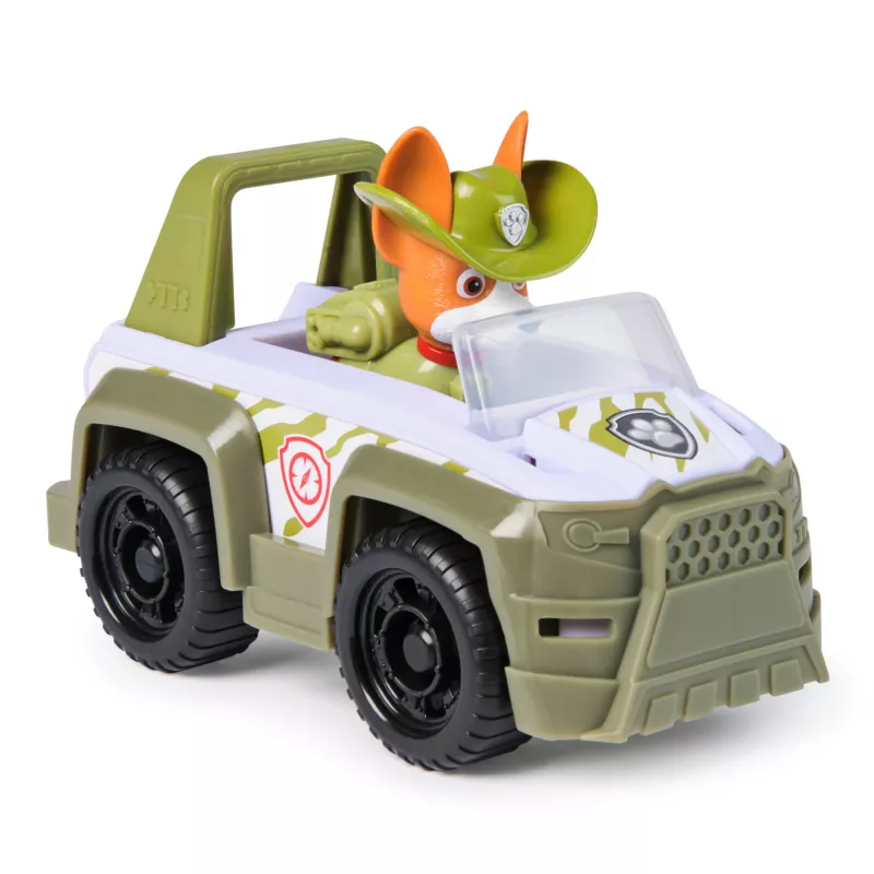 PAW Patrol gelbėjimo džipas Trackeris – žalias plastikinis automobilis