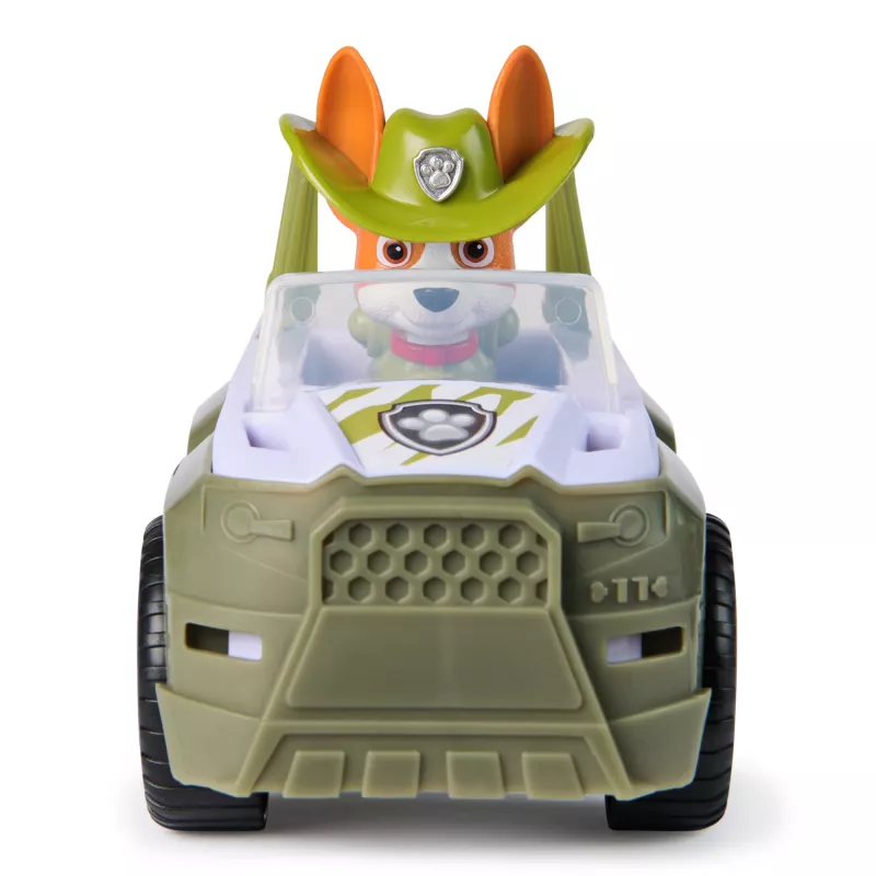 PAW Patrol gelbėjimo džipas Trackeris – žalias plastikinis automobilis
