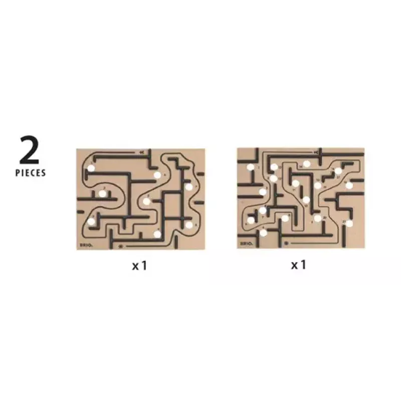 Medinis labirintas Ravensburger BRIO Labyrinth Boards, juodas, 273×228×9 mm, nuo 6 metų