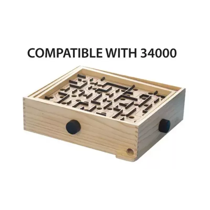 Medinis labirintas Ravensburger BRIO Labyrinth Boards, juodas, 273×228×9 mm, nuo 6 metų