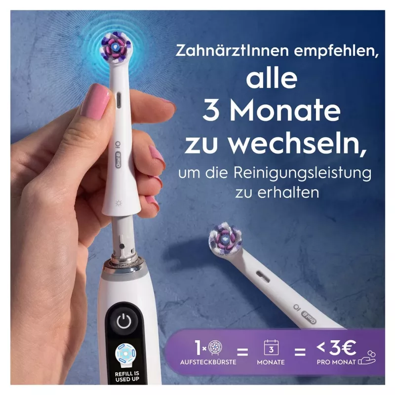 Oral-B 373210 dantų šepetėlio galvutė 2 vnt Baltas
