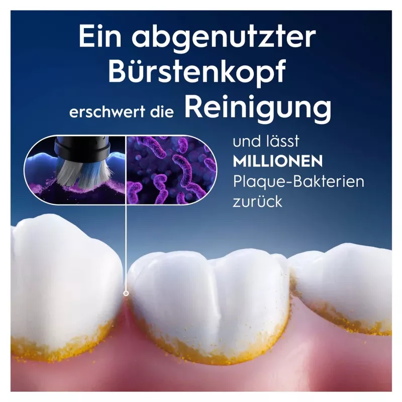Oral-B 373210 dantų šepetėlio galvutė 2 vnt Baltas