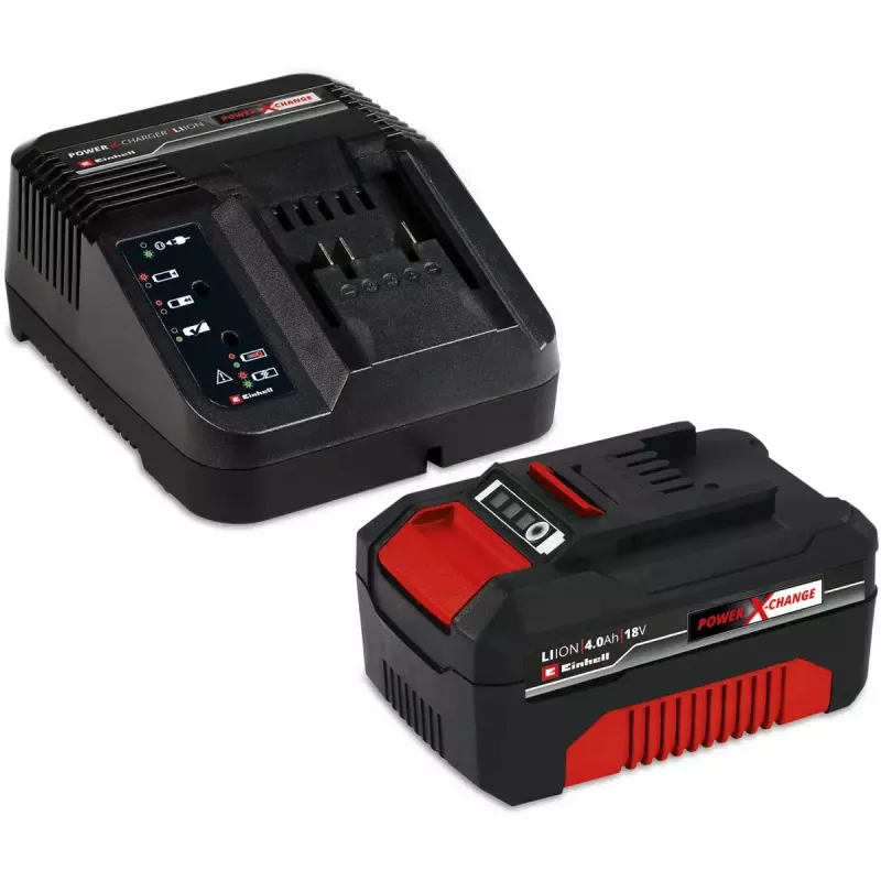 Belaidis vejapjovės ir žoliapjovės rinkinys EINHELL GE-CM 18/30 + GE-CT 18, raudonas/juodas, Li-ion 4.0 Ah