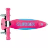 Sulankstomas paspirtukas GLOBBER Primo Foldable Plus Lights – rožinė/šviesiai mėlyna