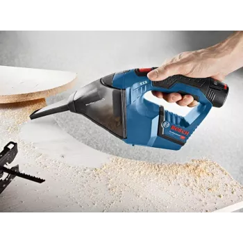 Bosch GAS 12V belaidis dulkių siurblys Juoda, Mėlyna be maišelio