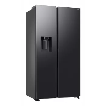 Šaldytuvas Samsung RS80F64KEF šone-durelėmis, laisvai pastatomas, 640 L, juodos spalvos