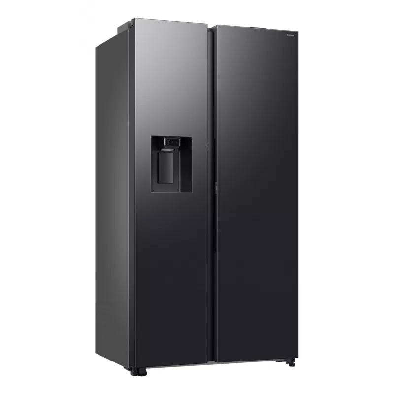 Šaldytuvas Samsung RS80F64KEF šone-durelėmis, laisvai pastatomas, 640 L, juodos spalvos