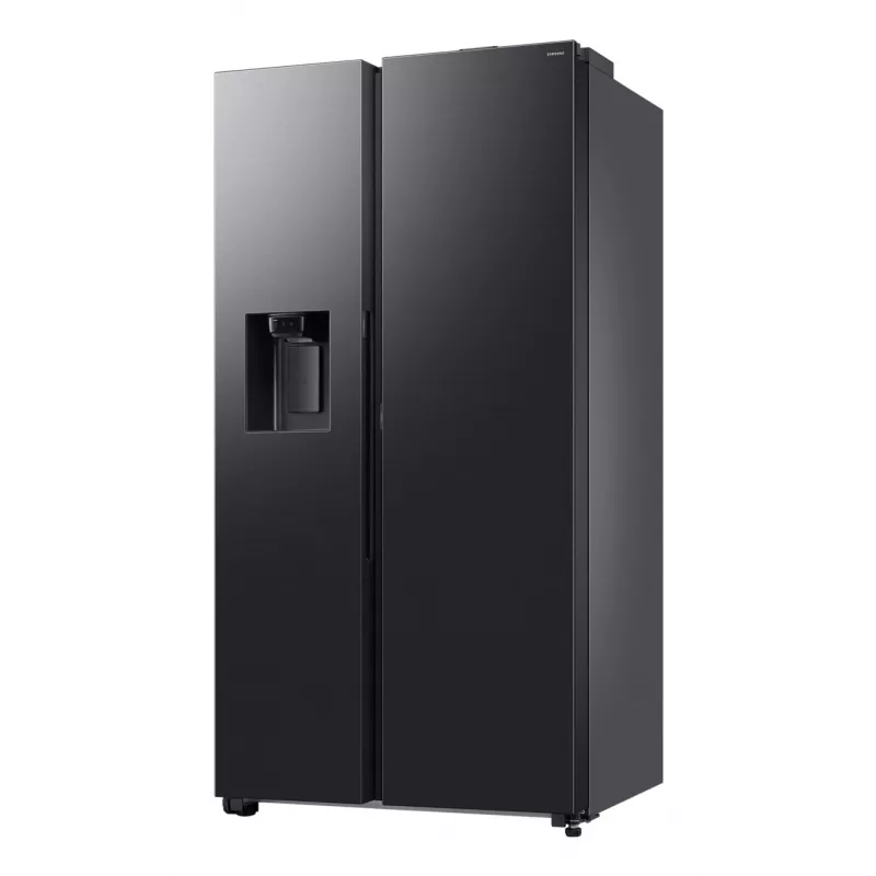 Šaldytuvas Samsung RS80F64KEF šone-durelėmis, laisvai pastatomas, 640 L, juodos spalvos