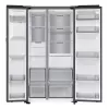 Šaldytuvas Samsung RS80F64KEF šone-durelėmis, laisvai pastatomas, 640 L, juodos spalvos