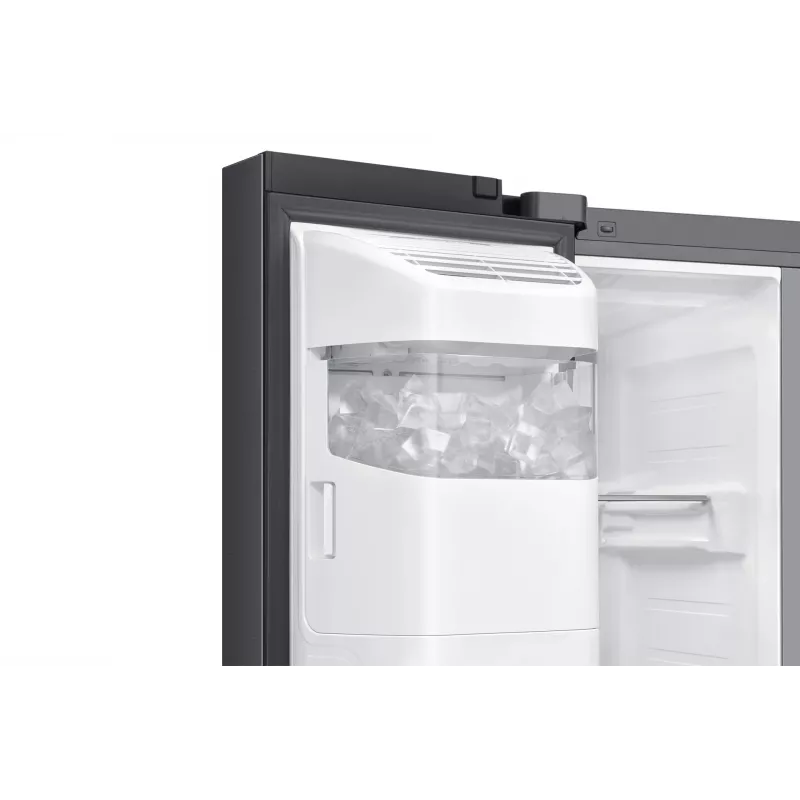 Šaldytuvas Samsung RS80F64KEF šone-durelėmis, laisvai pastatomas, 640 L, juodos spalvos