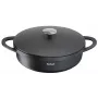 Keptuvė Tefal Trattoria E2187274 apvali juoda aliumininė 28 cm