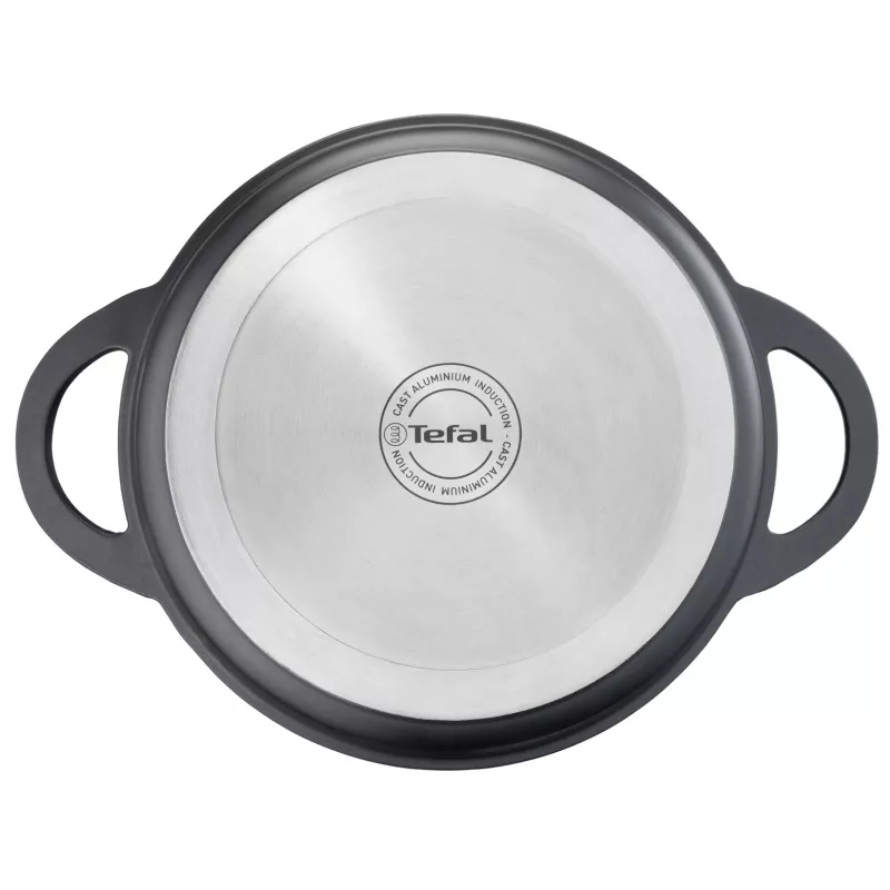 Keptuvė Tefal Trattoria E2187274 apvali juoda aliumininė 28 cm