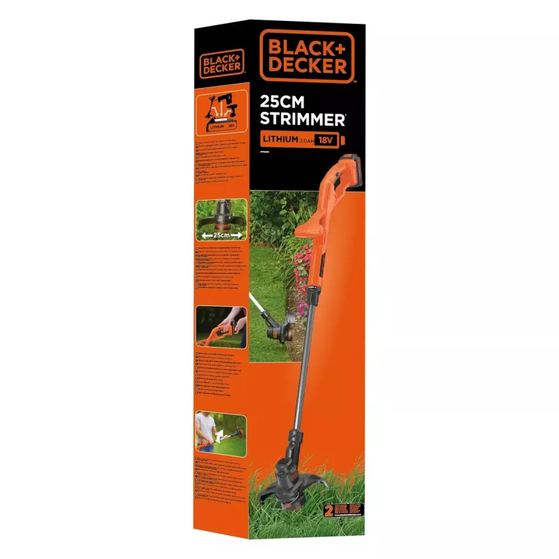 Žoliapjovė Black & Decker ST182320-QW 18V Li-Ion 1.6 mm