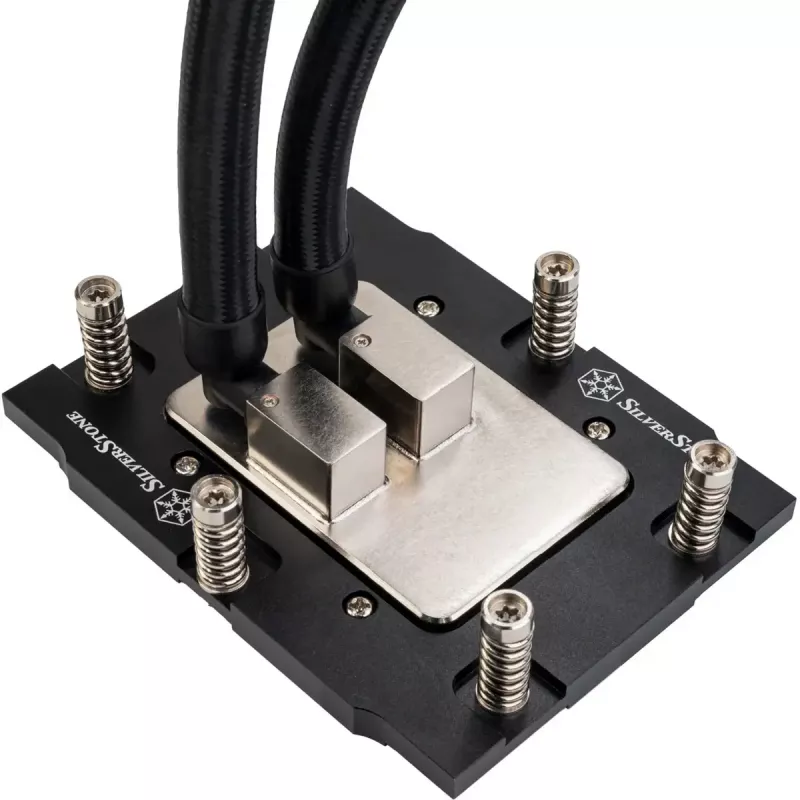 TVirtinimo rinkinys SILVERSTONE XAC-MK-SP5, skirtas AMD Socket SP5 — suderinamas su XE360PDD ir XE360 serijomis, sidabrinis