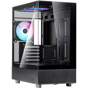 Kompiuterio korpusas Silverstone Technology Lucid 04 ATX juodas