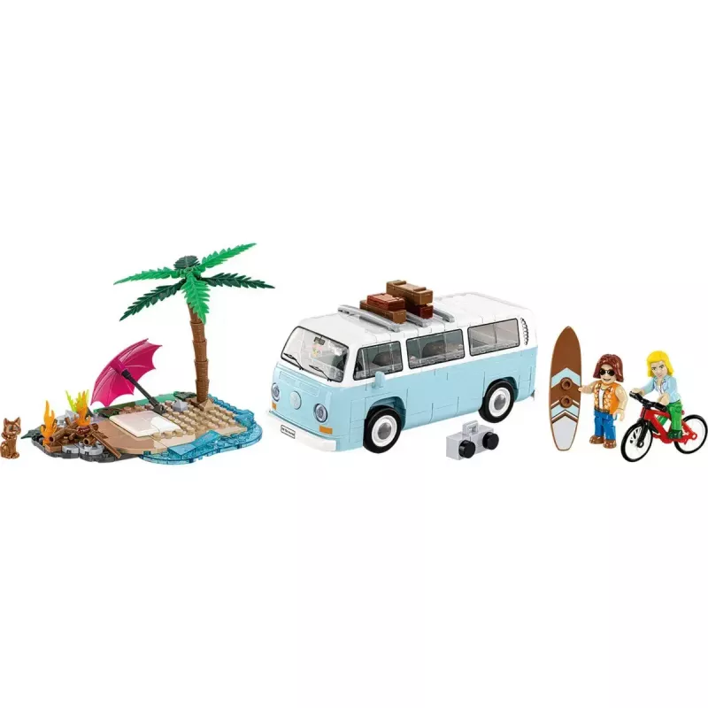 Konstruktorius Cobi Volkswagen T2a masteliu 1:35 modelio rinkinys – kolekcinis kaladėlių rinkinys