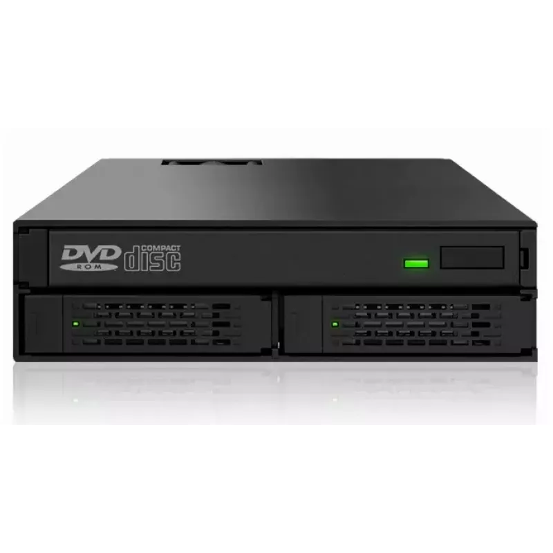 ICY DOCK - ToughArmor - MB994IPO-3SB - SAS / SATA - 2x 2,5 Zoll SATA/SAS HDD/SSD + Slim ODD - 5,25 Zoll Backplane - SAS 12 Gbit/s - SATA - 40 mm Lüfte