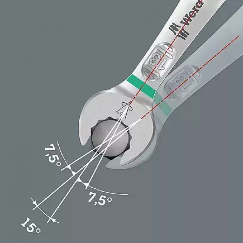 Kombinuotas veržliaraktis Wera 05020230001