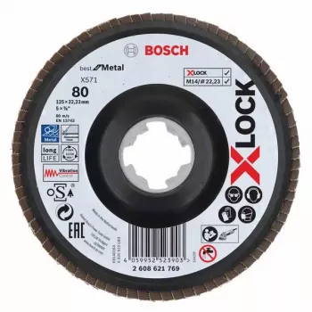 Šlifavimo diskas Bosch X571 Best for Metal