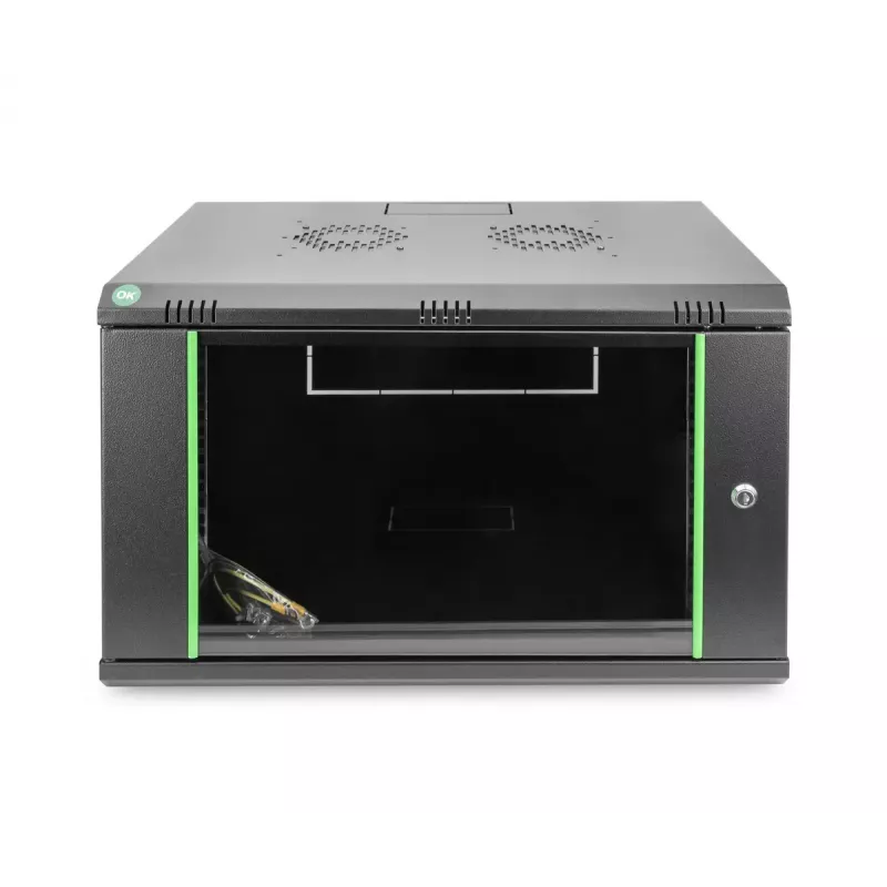Sieninis tinklo spintos stovas Digitus DN-19 07-U-EC-SW 600x450 mm