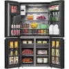 Šaldytuvas Hisense Cross door RQ760N4IFE – Laisvai pastatomas, daugiaduris, 577 L talpa, juodos spalvos